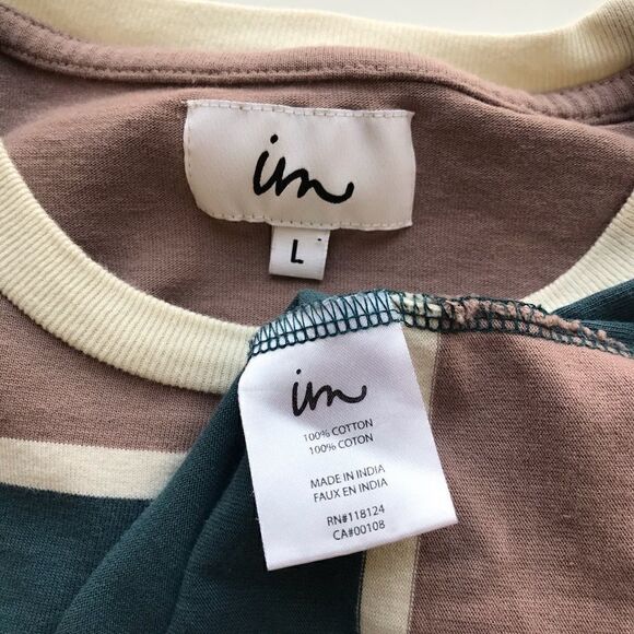 im Imperial Motion striped tee 100% cotton large - Picture 6 of 7